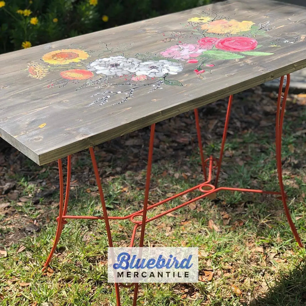 Iron Orchid Design Paintable transfer on wood