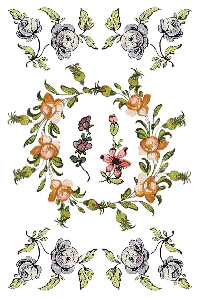 Iron Orchid Design Fairytale Florals Transfer Pad 8 -12 x 16 in sheets-BluebirdMercantile