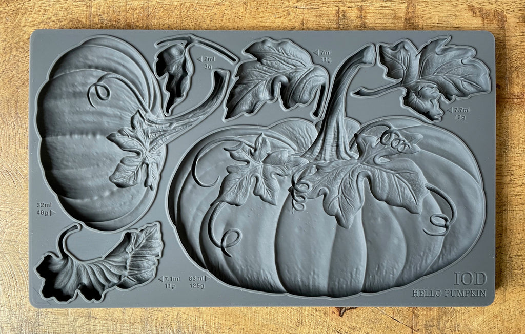 Iron Orchid Design Hello Pumpkin 6×10 Decor Mould™ limited edition-BluebirdMercantile