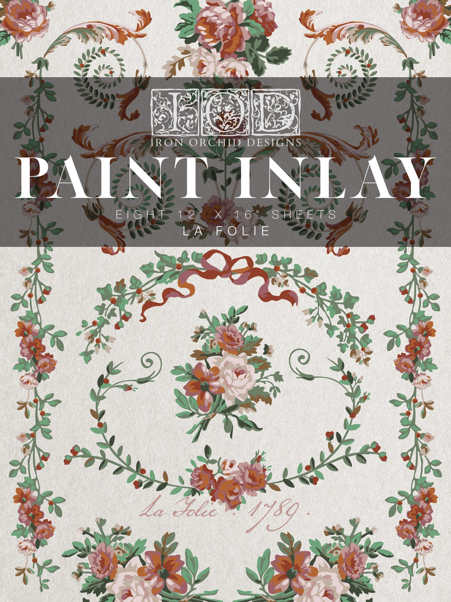iron-orchid-designs-la-folie-paint-inlay-12x16-pad-8-sheets-limited-519 ...