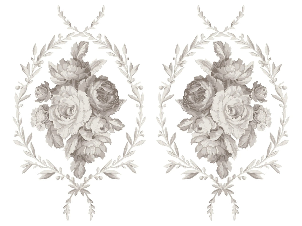 Iron Orchid Designs Summer IOD 2023 Trompe L'oeil Laurel IOD Paint Inlay 12x16 Pad™ 4 sheets-BluebirdMercantile