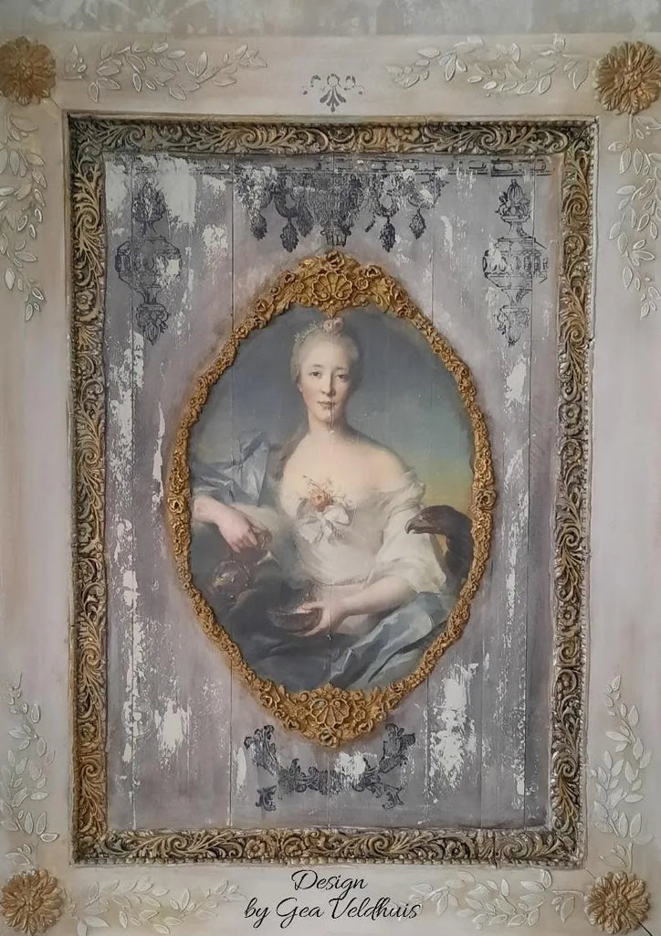Mint by Michelle Decoupage paper -Madam Le Fevre  2 sizes-BluebirdMercantile