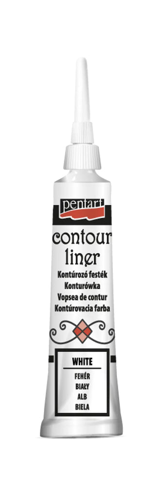 Pentart Contour Liner 20ml -Assorted Colors-BluebirdMercantile