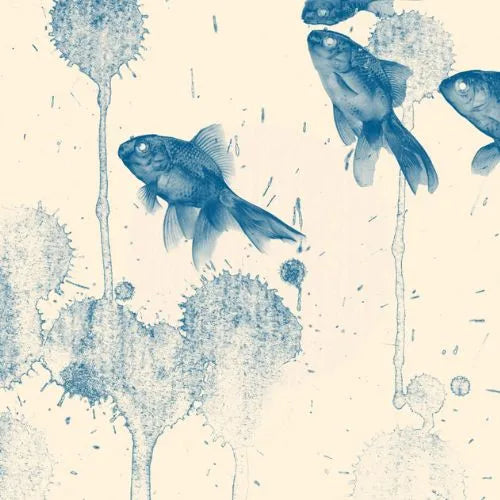 Mint by Michelle Decoupage paper -Blue Fish -2 sizes