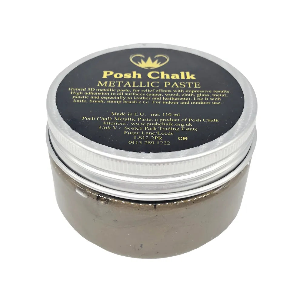Posh Chalk Metallic Paste - Brown Van Dyke 110m - BluebirdMercantile