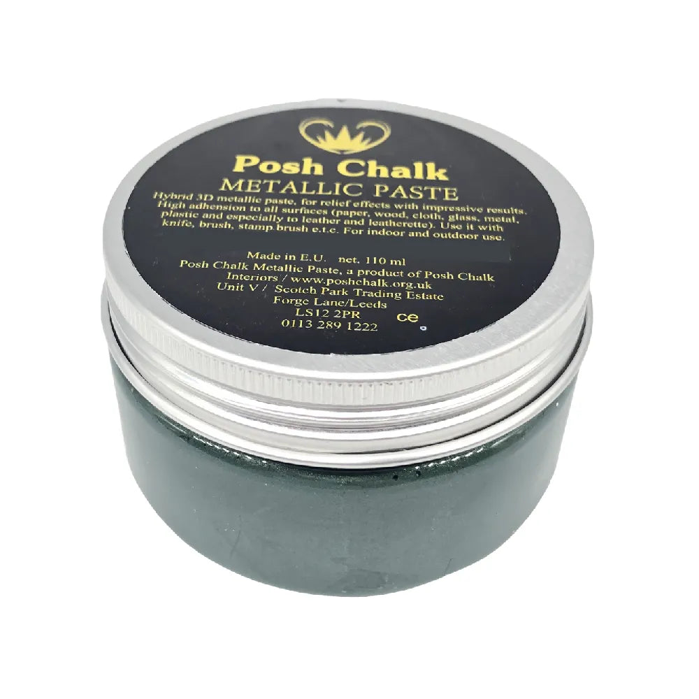 Posh Chalk Metallic Paste -Dark Green 110m - BluebirdMercantile