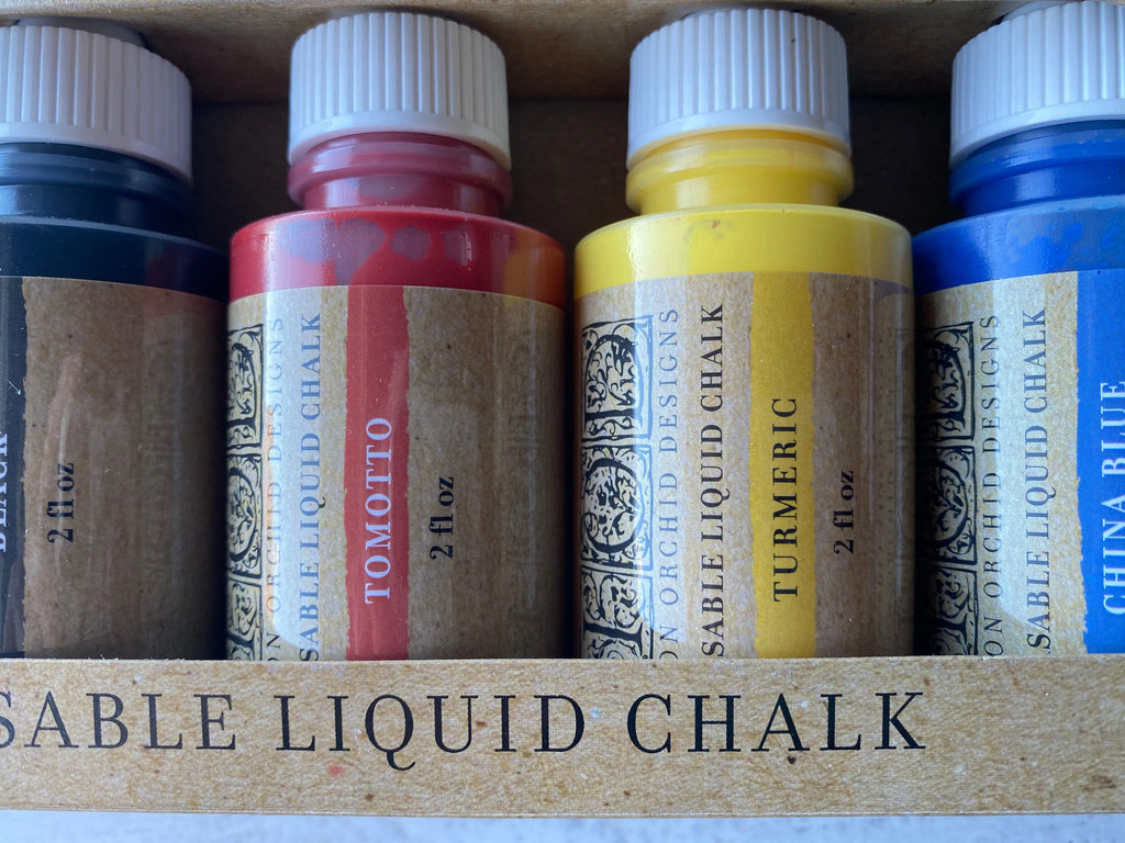 Iron Orchid Designs Liquid Erasable Chalk Colored Chalk Set of 5 - BluebirdMercantile