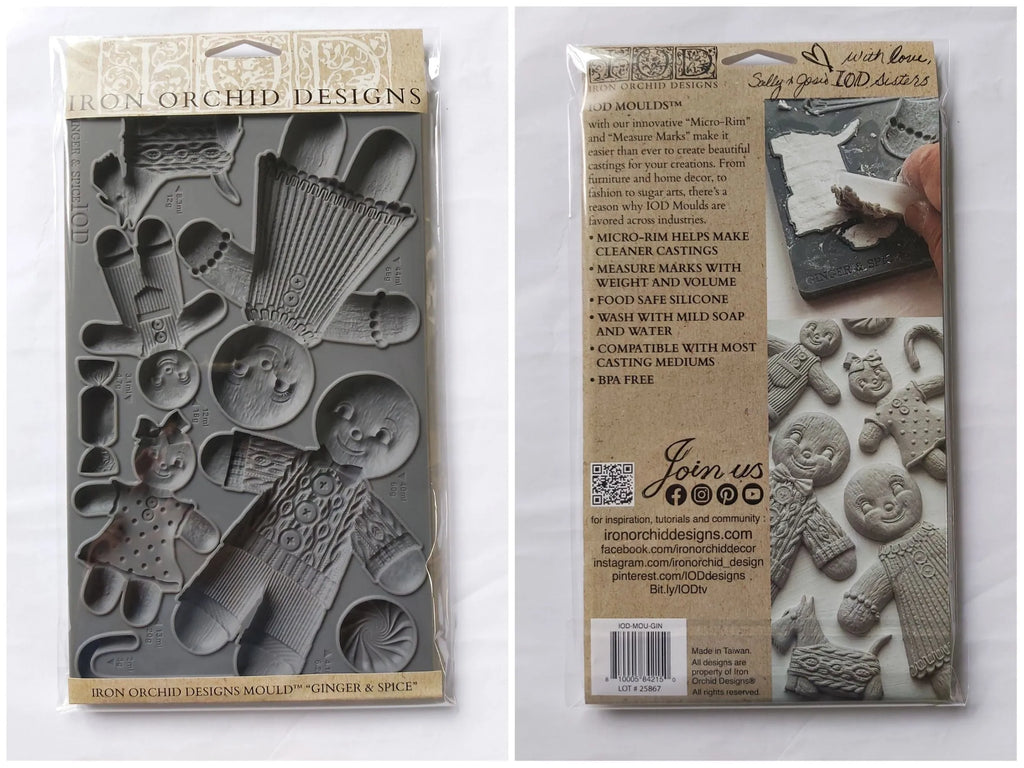Iron Orchid Design Ginger & Spice 6×10 Decor Mould™ limited edition