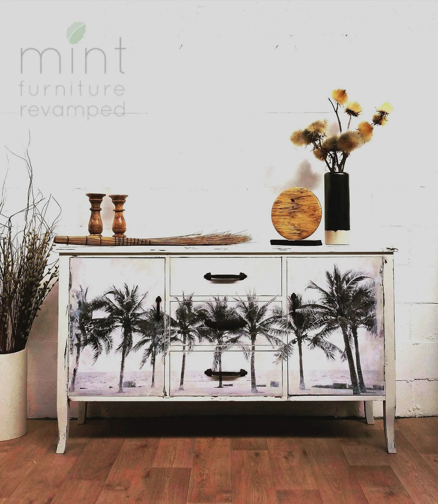 Mint by Michelle Decoupage paper - Palm Trees  -2 sizes - BluebirdMercantile
