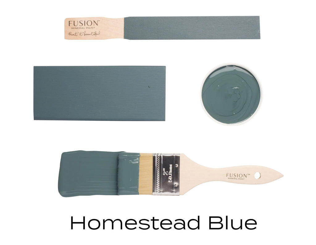Fusion Mineral Paint - Homestead Blue - BluebirdMercantile