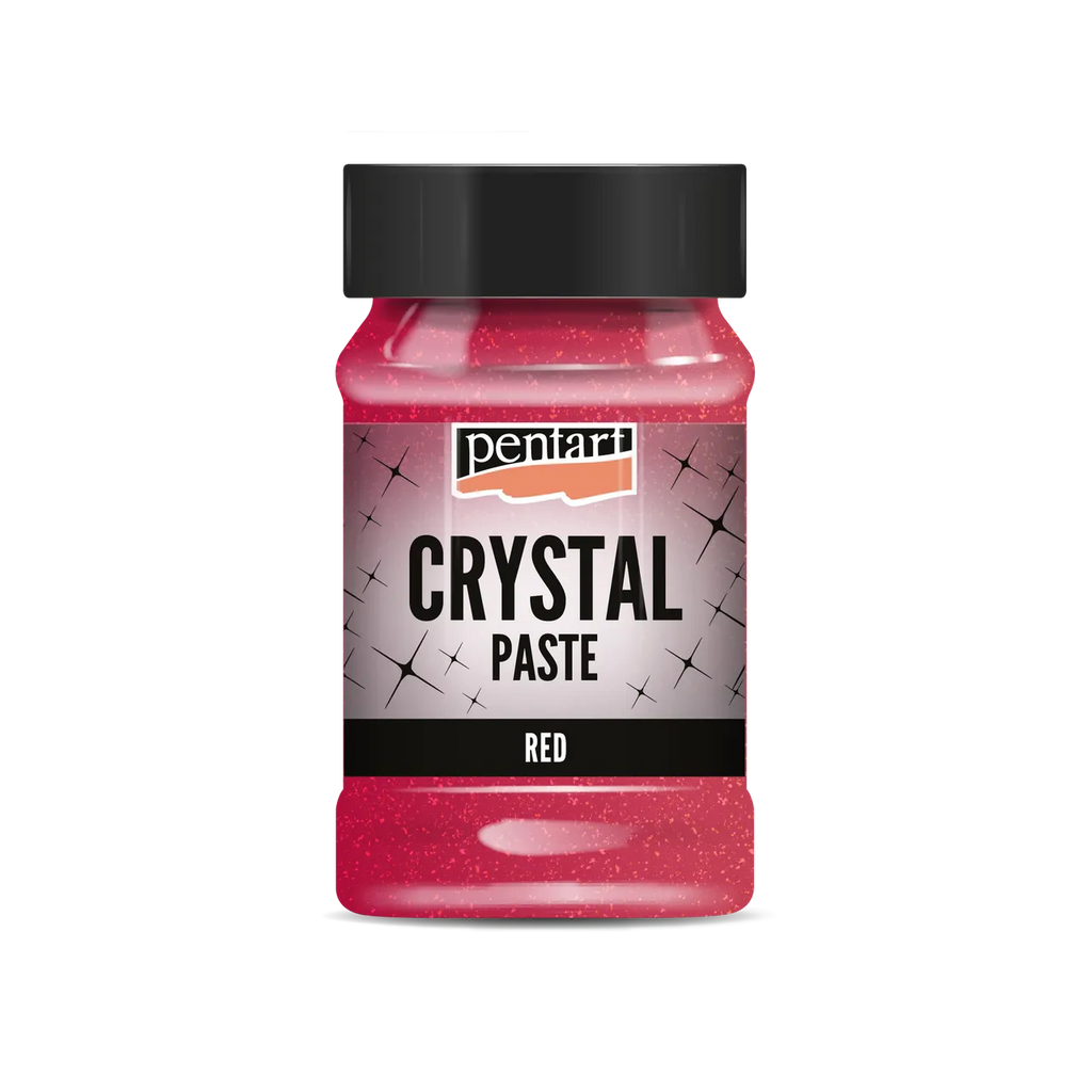 Pentart Crystal Paste 100 ml- Red